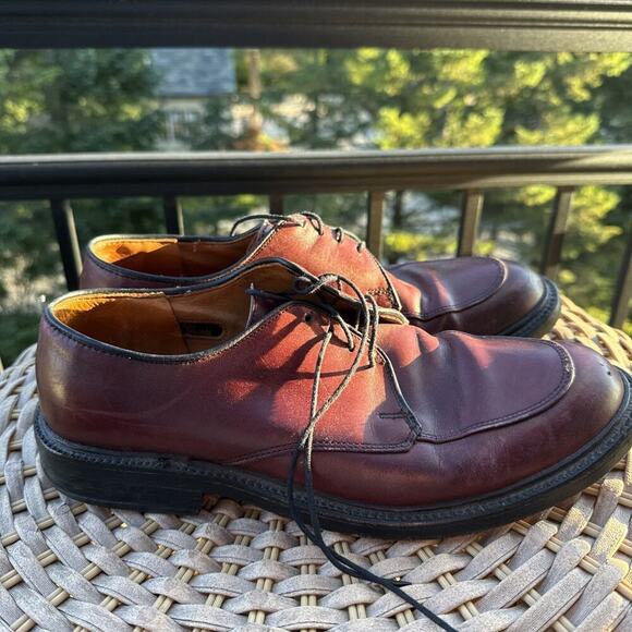 Allen Edmonds Brentwood Lace Up Leather Dress Shoes Men 9 D Men Burgundy Brown main image 12
